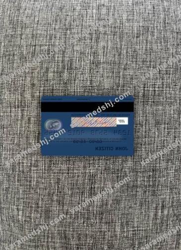 Dominican Republic Banco Vimecan mastercard photolook back